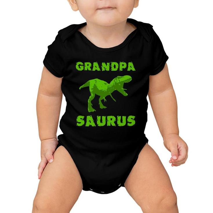 Grandpasaurus Grandpa Dinosaur Grandfather Father Day Baby Onesie