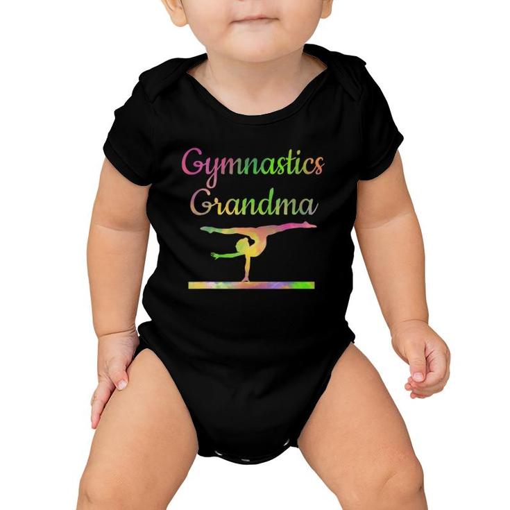 Gymnastics Grandma Gymnast Tee Grandmother Gigi Mimi Baby Onesie