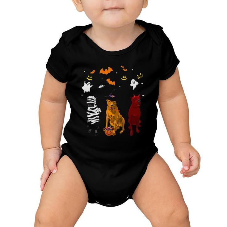 Halloween Cane Corso Dogs Lovers Mummy Witch Demon Costumes Baby Onesie