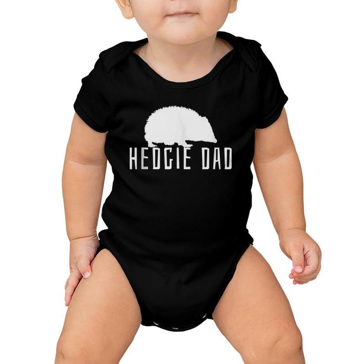 Hedgehog Father Daddy Gift Hedgie Dad Cute  Baby Onesie