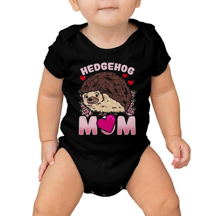 Hedgehog Mom Mother Mother's Day Gift Baby Onesie