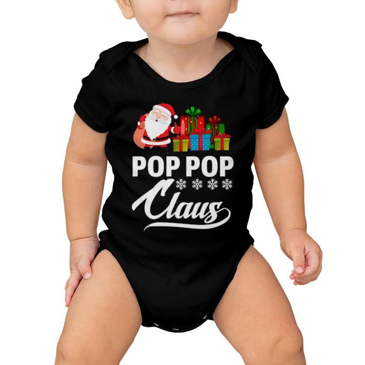 Holiday 365 The Christmas Pop Pop Claus Grandpa  Baby Onesie