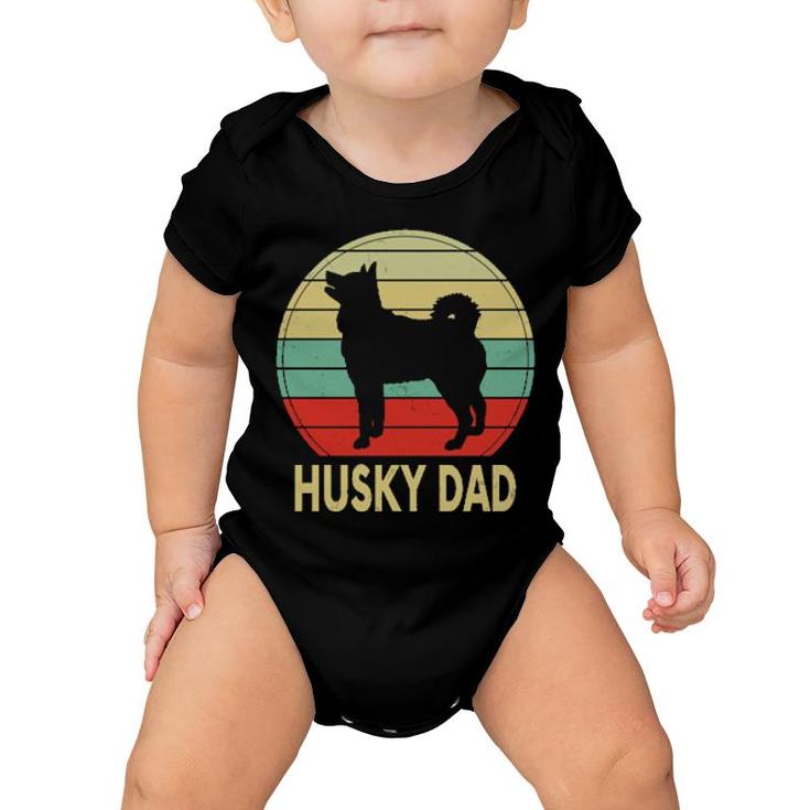 Husky Dad Vintage  Baby Onesie