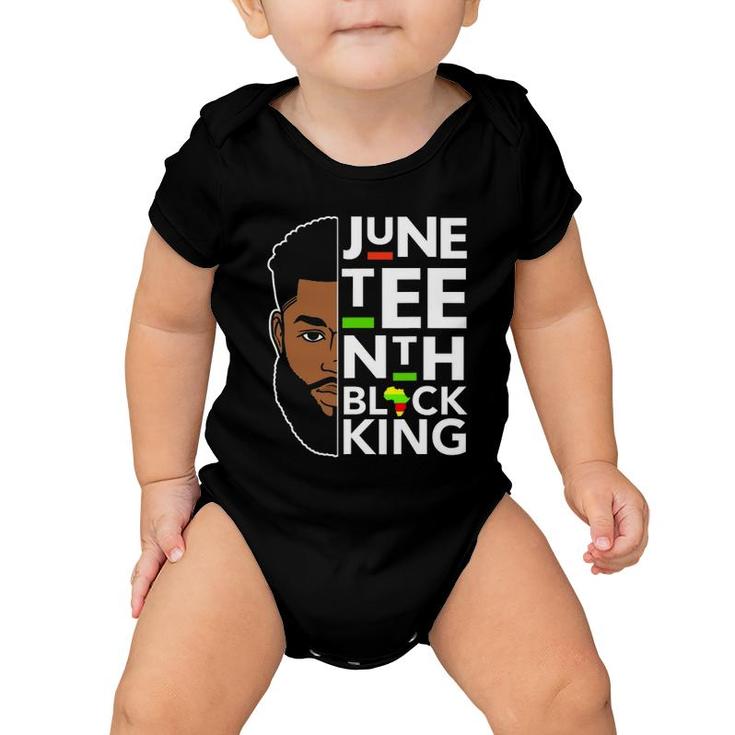 Juneteenth King Melanin Father Dad Men Son Brothers Boys Baby Onesie