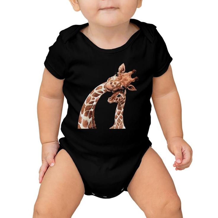 Mama Giraffe Love - Protect Giraffe Baby Onesie