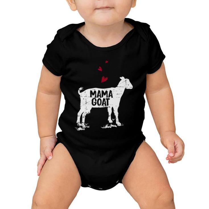 Mama Goat Design Farmer Goat Lover Gift Baby Onesie
