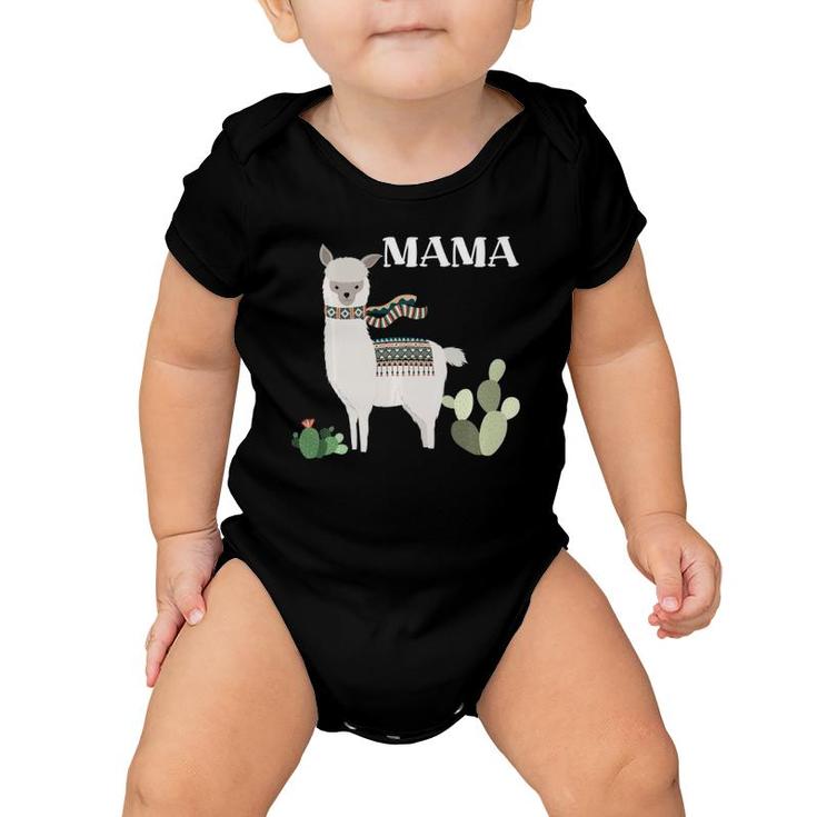 Mama Llama Alpaca Baby Onesie