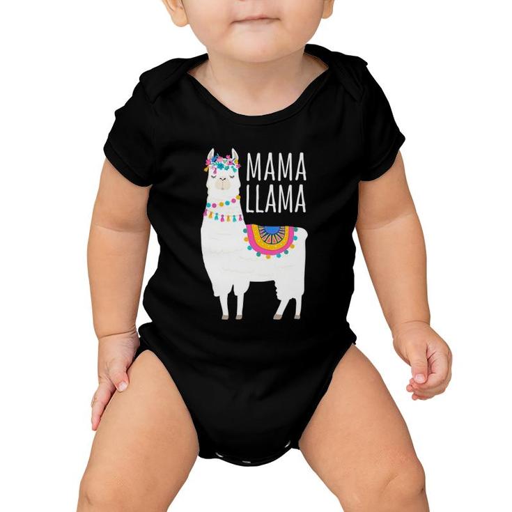 Mama Llama  For Women Baby Onesie