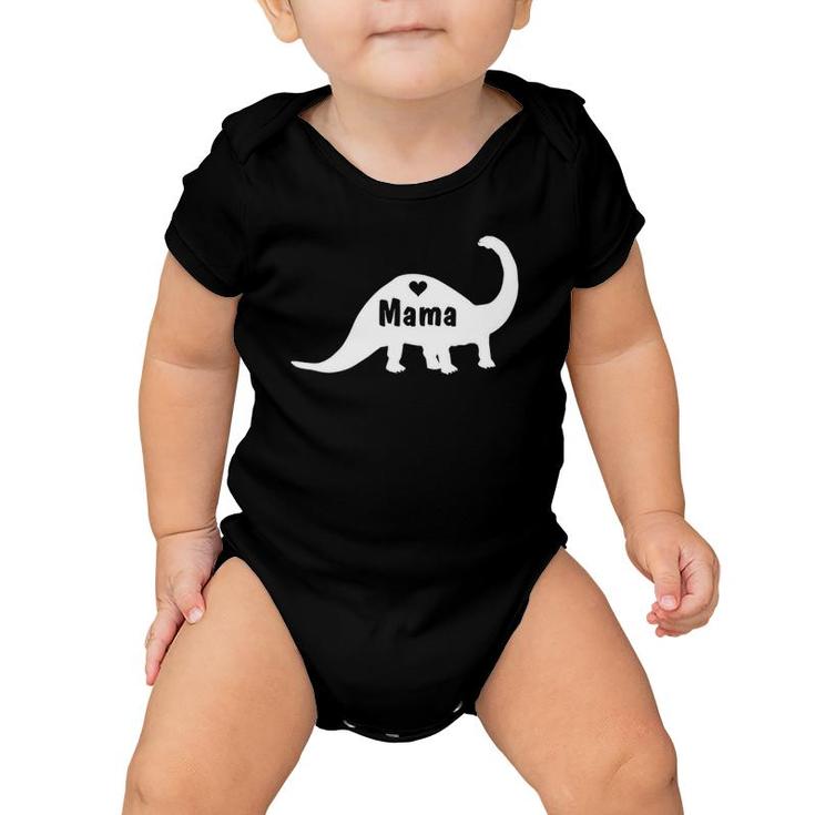Mama Long Neck Dinosaur - Mother's Day Gift For Mom Baby Onesie