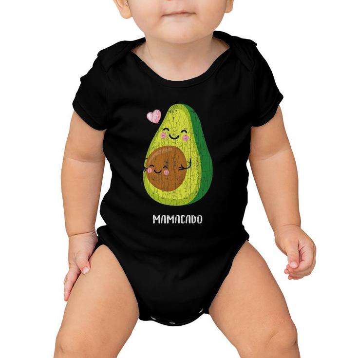 Mamacado Funny Pregnancy Announcement Graphic Baby Onesie