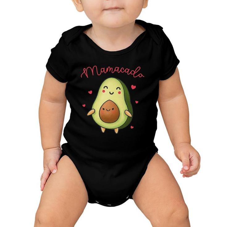 Mamacado Funny Pregnant Avocado Lover Baby Onesie