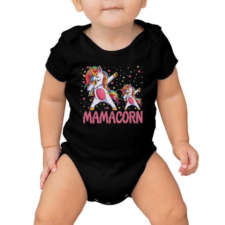 Mamacorn Unicorn Mom Baby Funny Mother's Day For Women Baby Onesie