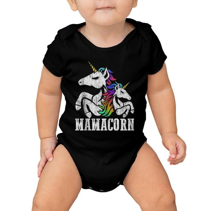 Mamacorn Unicorn S For Women Mother's Day Gift Baby Onesie