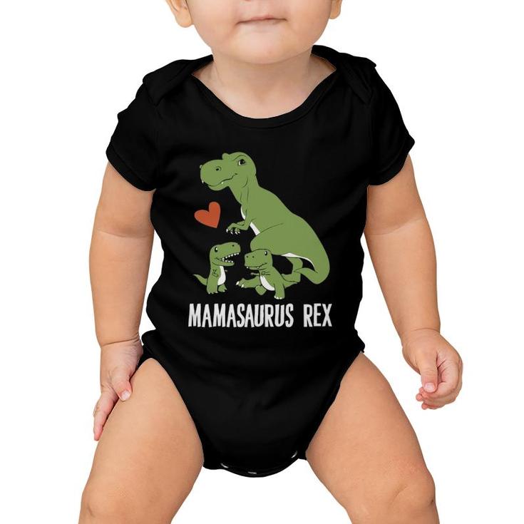 Mamasaurus Rex Dinosaur Lover Mother's Day Gift Baby Onesie