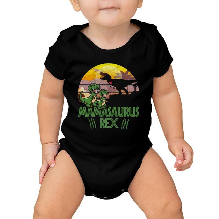 Mamasaurus Rex Dinosaur Mothers Day Gifts For Mom Baby Onesie