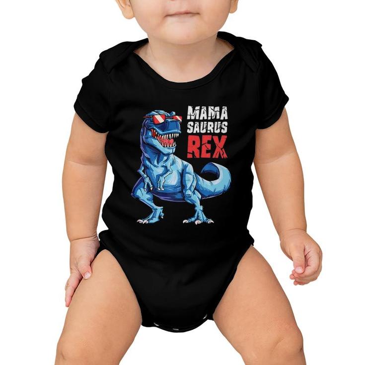 Mamasaurusrex Dinosaur Funny Mama Saurus Mother's Family Baby Onesie