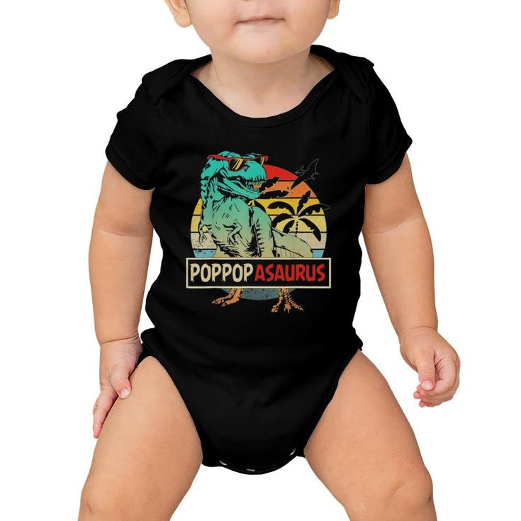 Matching Family Poppopasaurusrex Father's Day - Poppop Baby Onesie