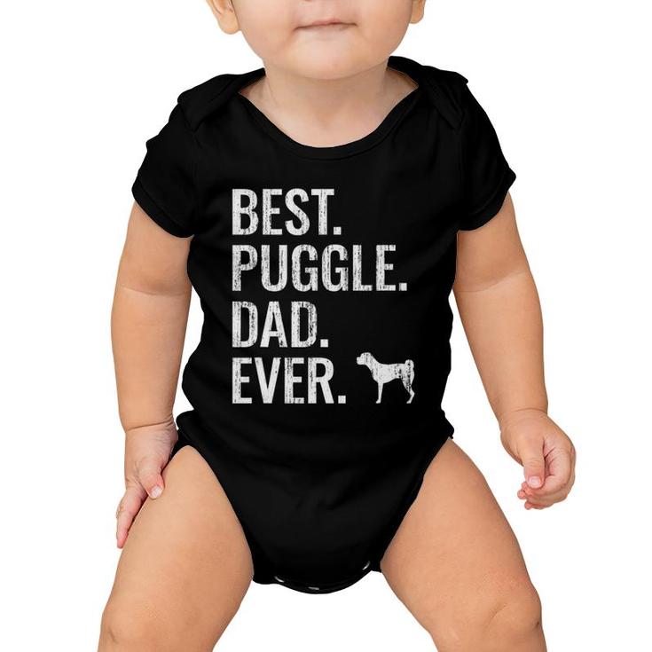 Mens Best Puggle Dad Ever - Cool Dog Owner Puggle Baby Onesie