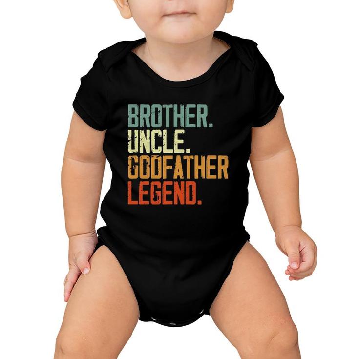 Mens Brother Uncle Godfather Legend Gift For Favorite Uncle Baby Onesie