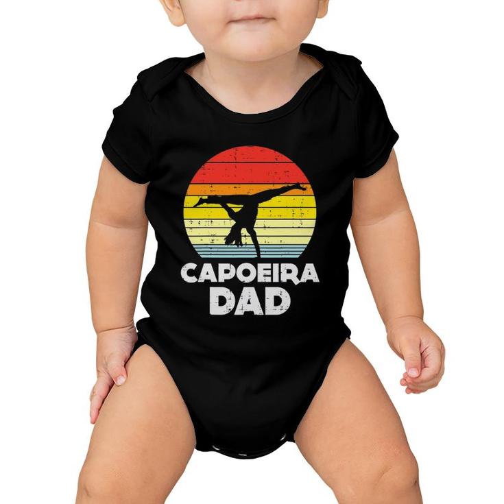Mens Capoeira Dad Sunset Retro Dance Martial Art Fighter Men Gift Baby Onesie