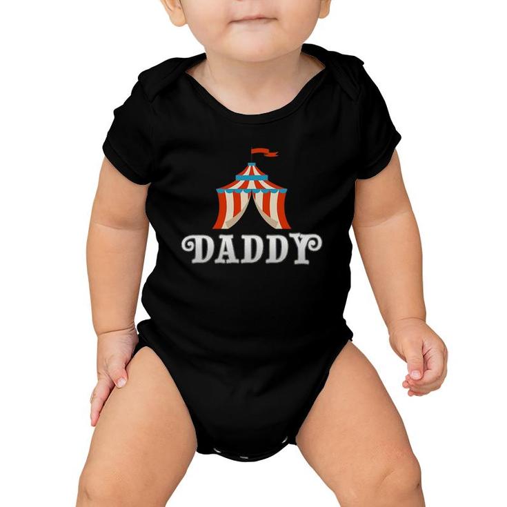Mens Carnival Daddy Circus Event Ringmaster Dad Fathers Day Gift Baby Onesie