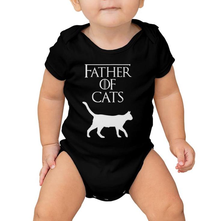 Mens Father Of Cats Fur Dad Funny Cat Lover S500392 Ver2 Baby Onesie