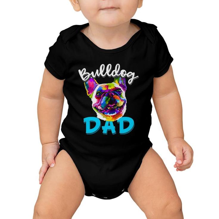 Mens French Bulldog Dad Funny Bulldog Owner Father's Day Gift Baby Onesie