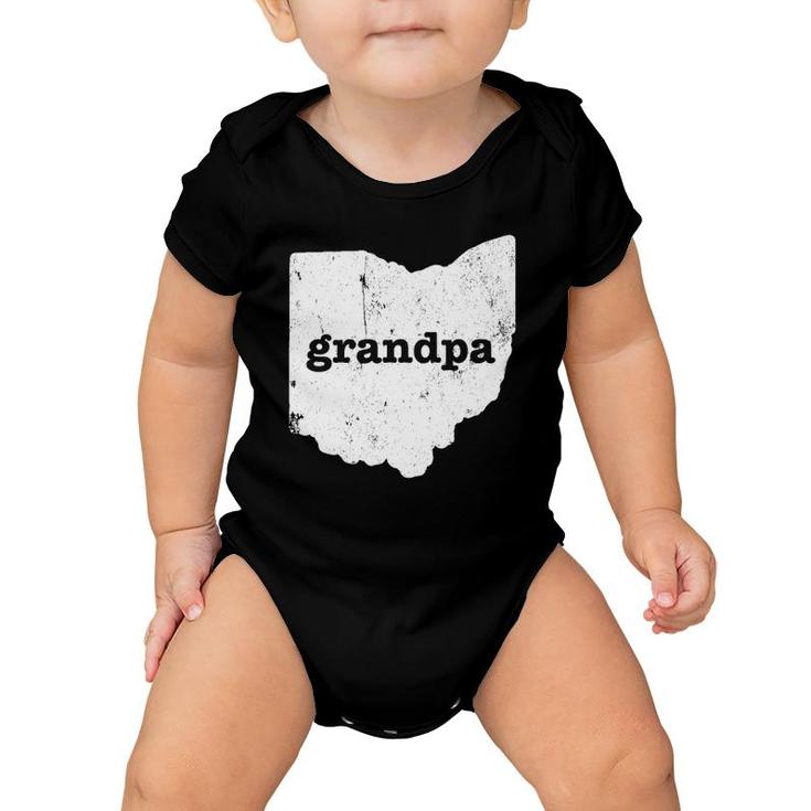 Mens Ohio Grandpa Grandfather Gifts State Grandpa Ohio Baby Onesie