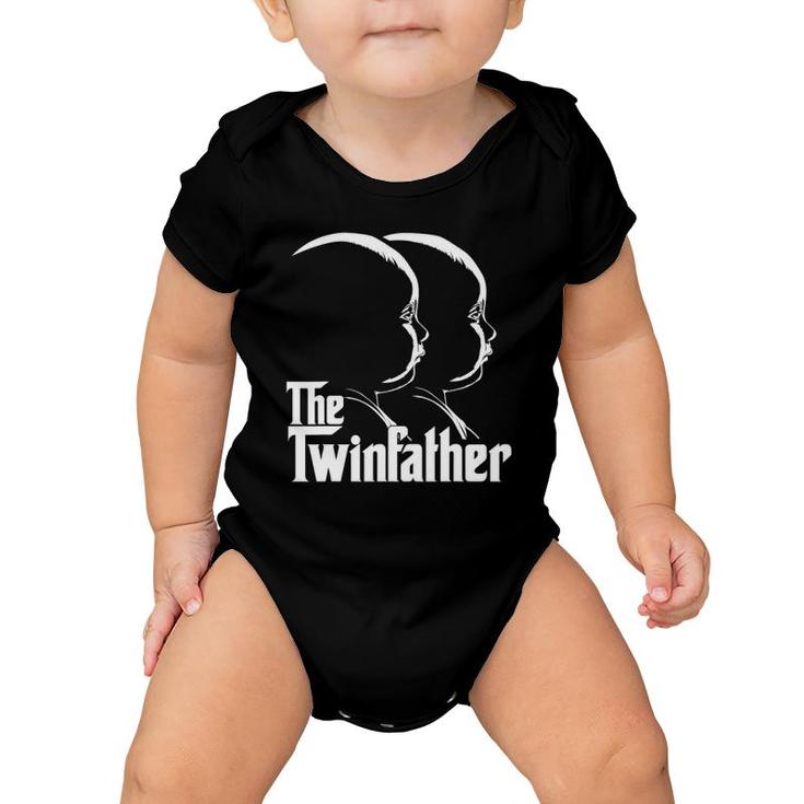 Mens The Twinfather Funny Father Of Twins Dad Gift Baby Onesie