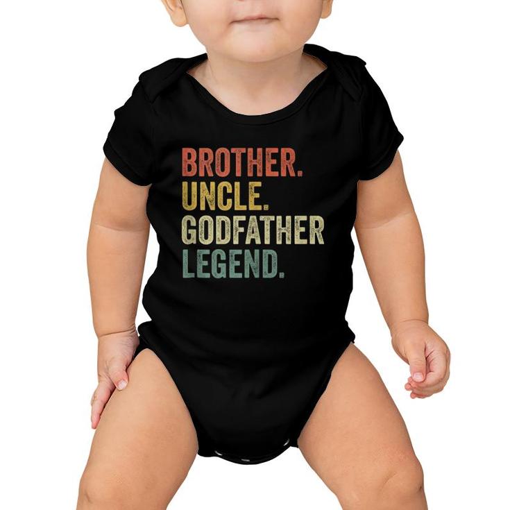 Mens Uncle Godfather Gifts From Godchild Nephew Niece Vintage  Baby Onesie