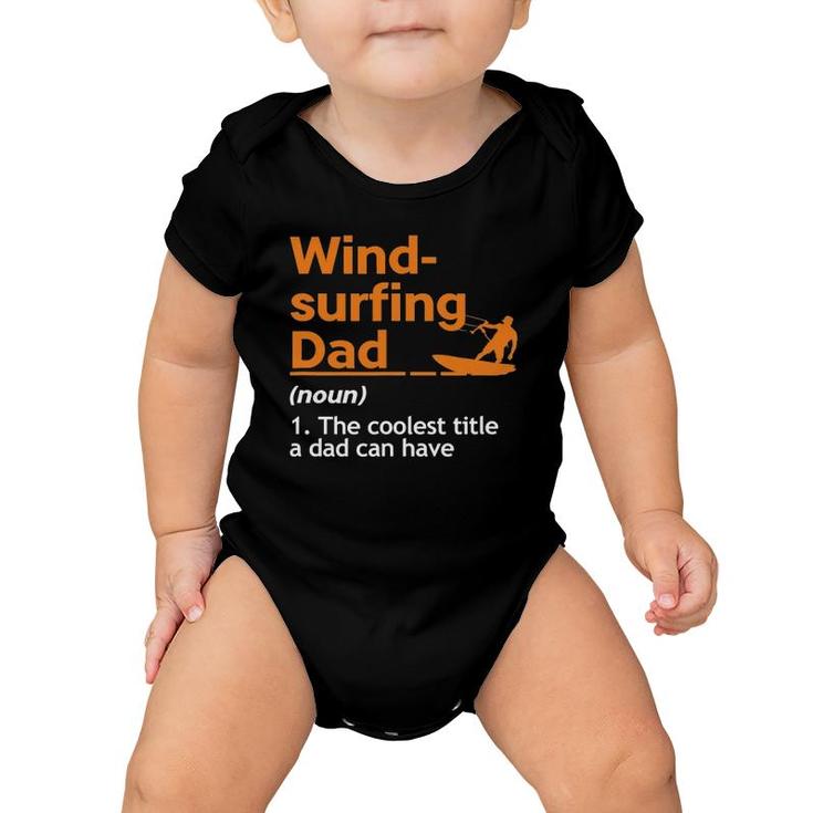Mens Windsurfer Father Water Sports Sail Windsurfing Sea Gift Baby Onesie
