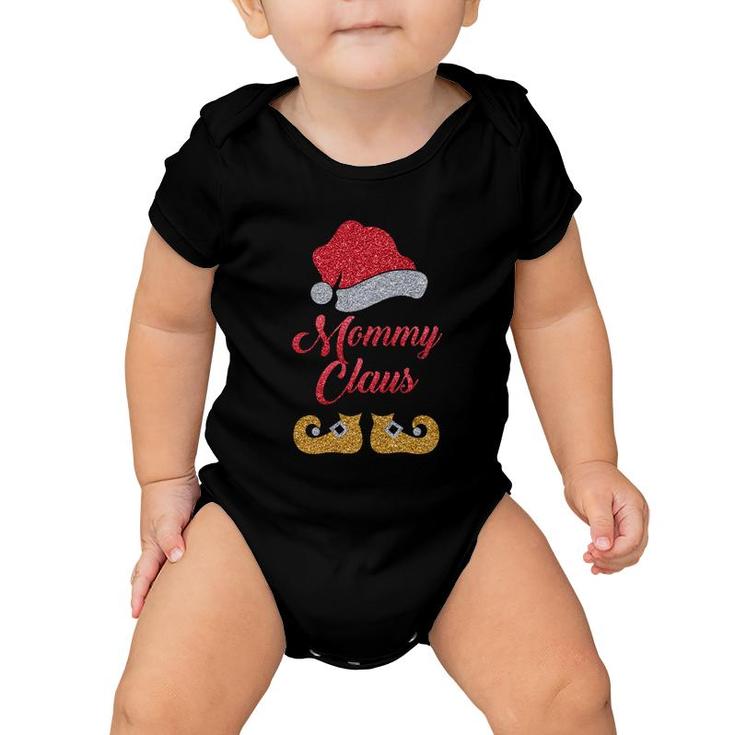 Mommy Claus Santa Hat Baby Onesie