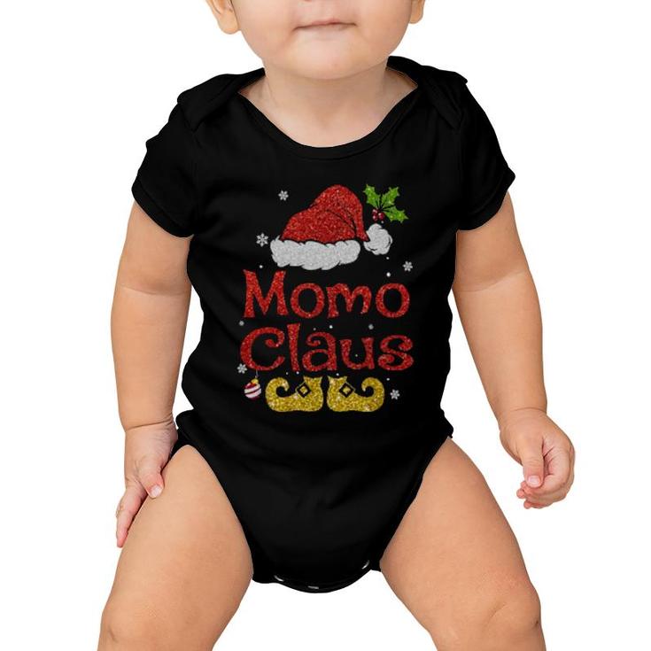 Momo Claus Matching Family Pajamas Christmas  Baby Onesie
