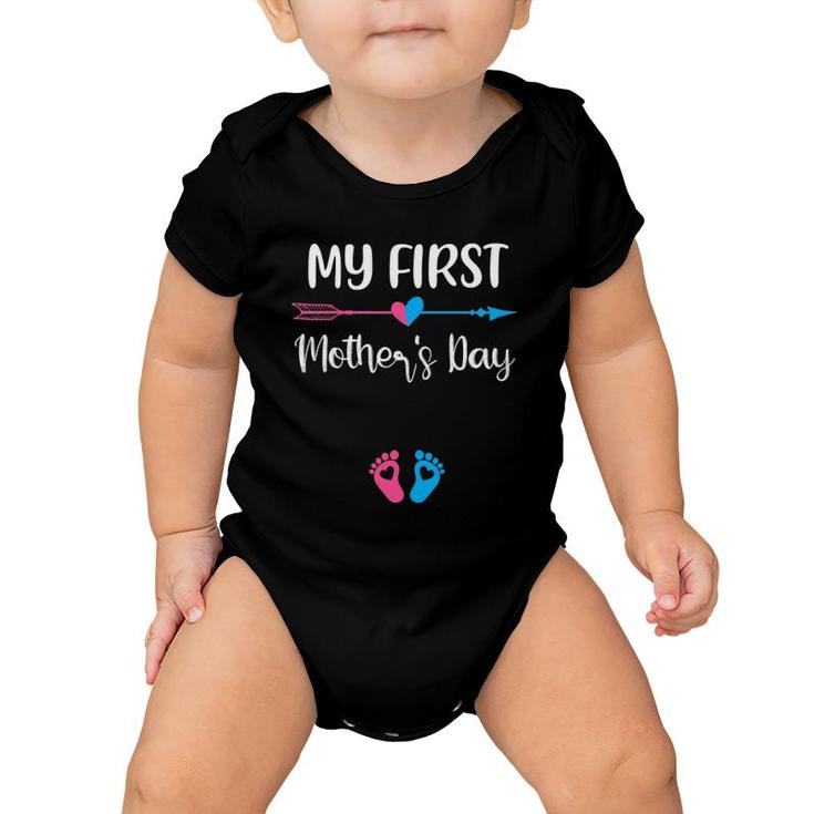 My First Mother's Day Pregnancy Announcement Baby Onesie
