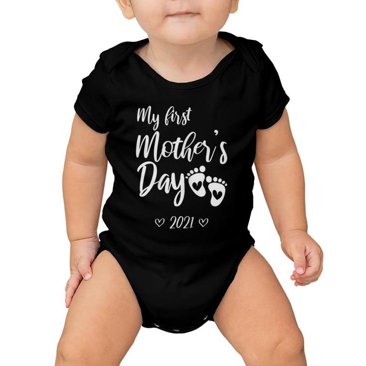 My First Mother's Day  Pregnant Announcement Mom To Be Baby Onesie