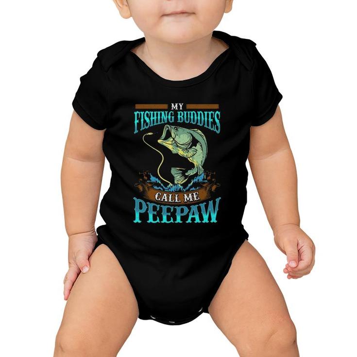 My Fishing Buddies Call Me Peepaw Father's Day Gifts Youth T-shirt