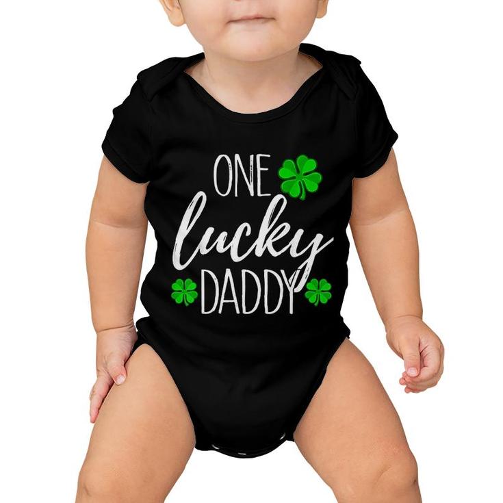 One Lucky Dad Matching St Patricks Day Baby Onesie