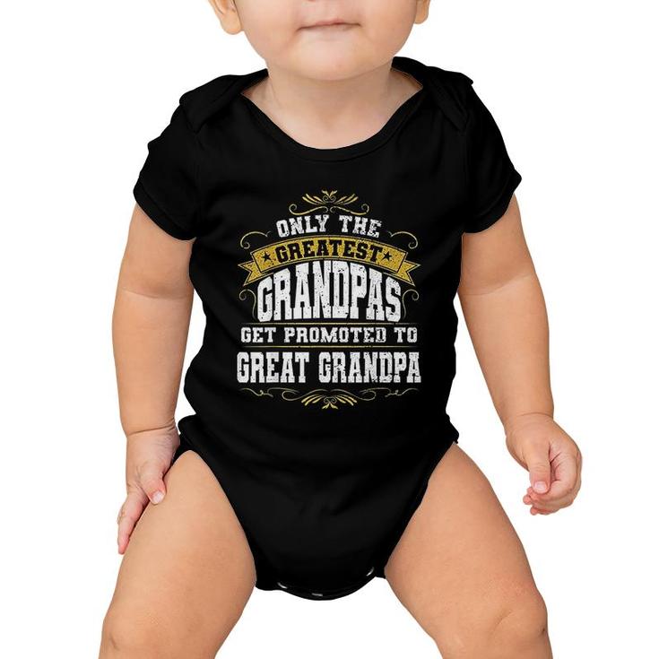 Only The Greatest Grandpas Baby Onesie