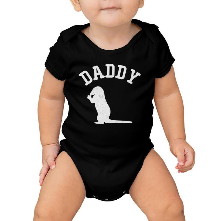 Otter Daddy Gifts For Dad Baby Onesie