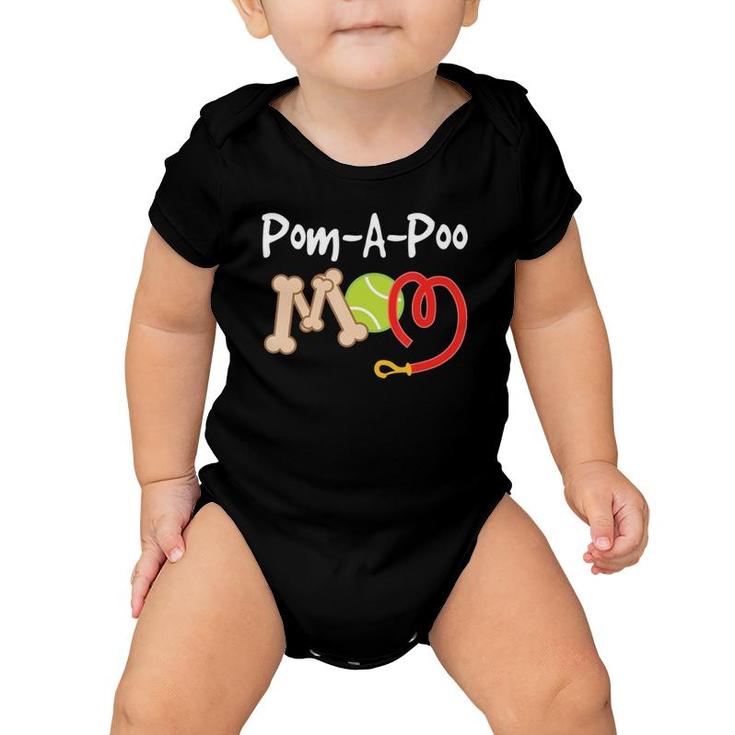 Pom-A-Poo Mom Mothers Day Pet Gift Baby Onesie