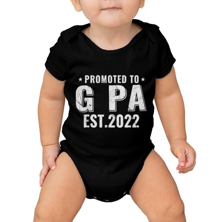 Promoted To G Pa 2022 Grandpa   Baby Onesie