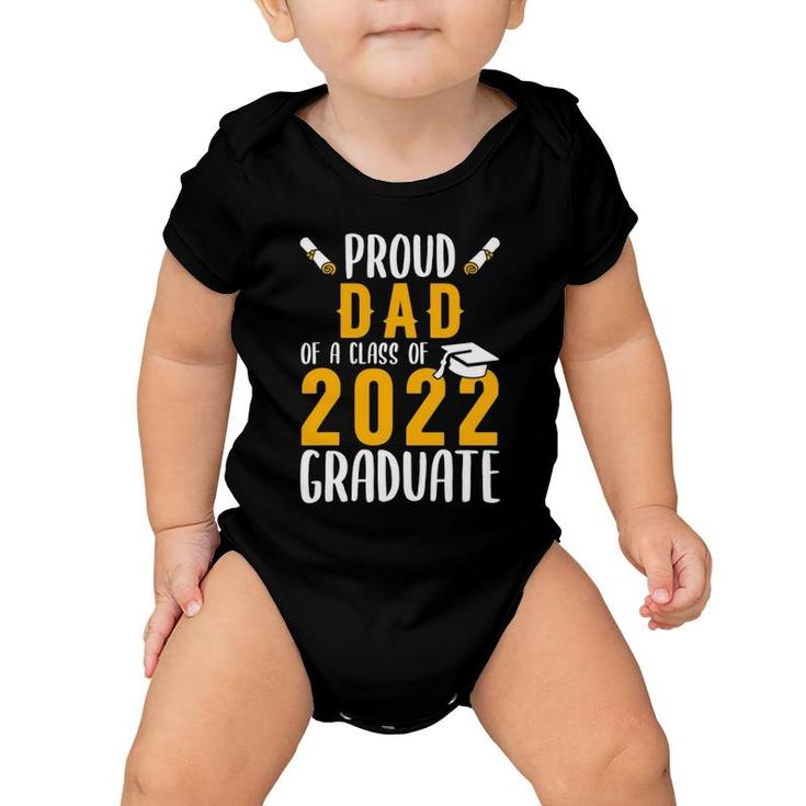 Proud Dad Of A Class Of 2022 Graduate Senior 20 Gift Baby Onesie