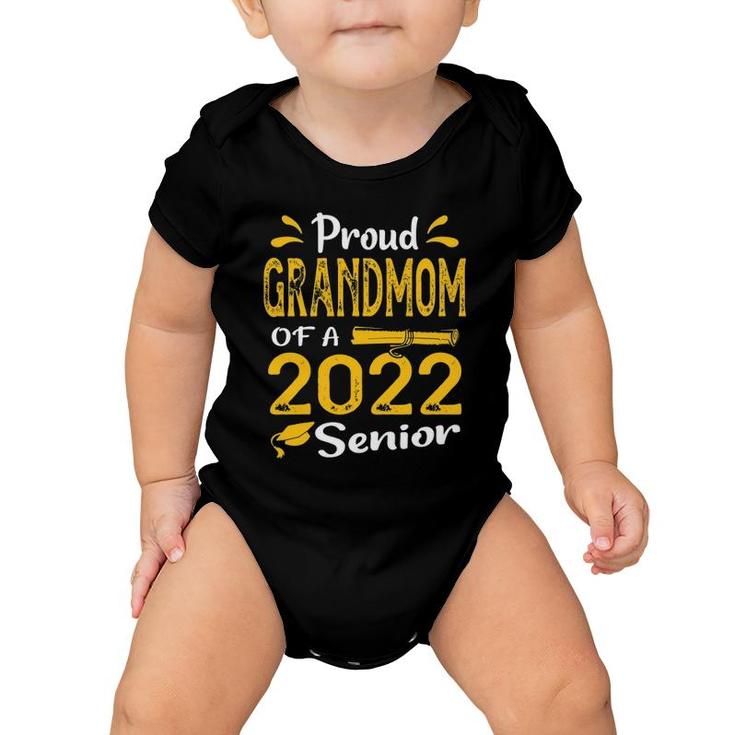 Proud Grandmom Of A Class Of 2022 Graduate Senior Student Baby Onesie