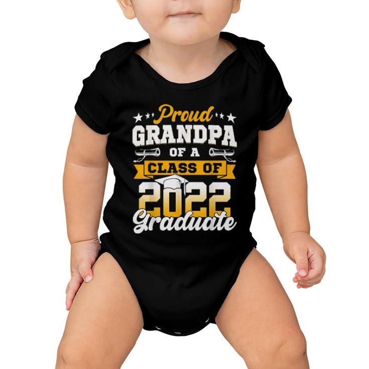 Proud Grandpa Of A Class Of 2022 Graduate Senior 22  Baby Onesie