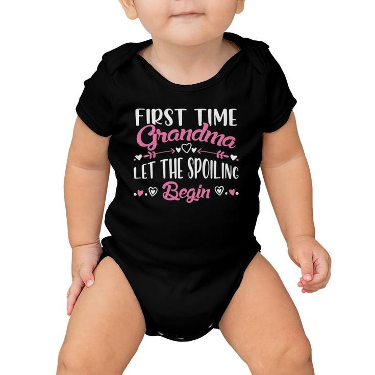 Proud New Grandma First Time Grandma Spoiling New Grandma Baby Onesie