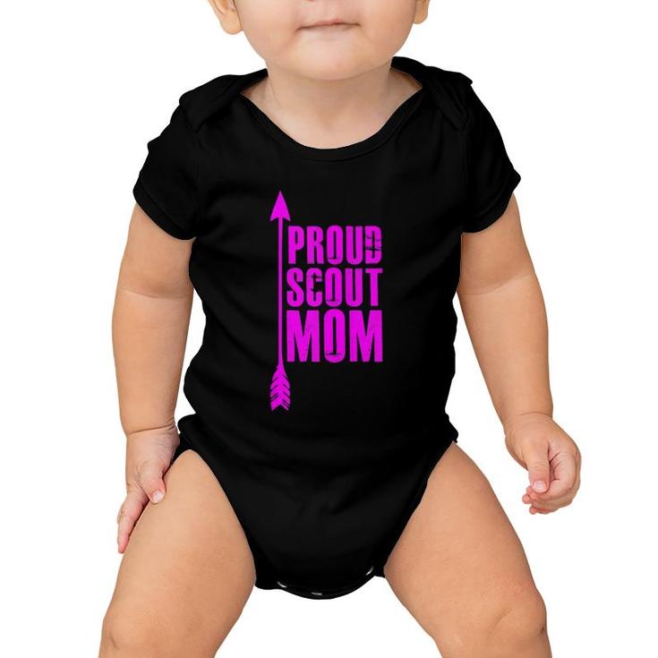 Proud Scout Mom Mother Boy Girl  Baby Onesie