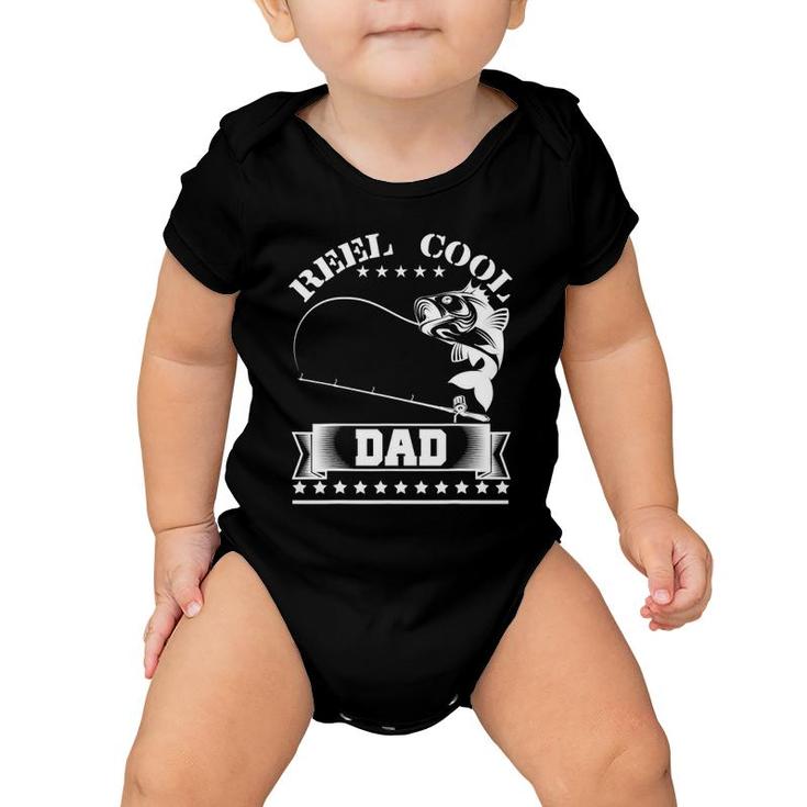 Reel Cool Dad Fishing Father's Day Gift Baby Onesie