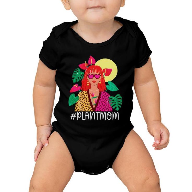 Retro 90'S Plant Mama Mother's Day Pant Lady Outfit For Mom Baby Onesie