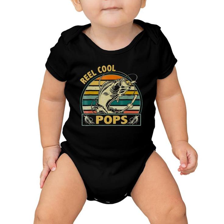 Retro Vintage Reel Cool Pops Gift For Father's Day Baby Onesie