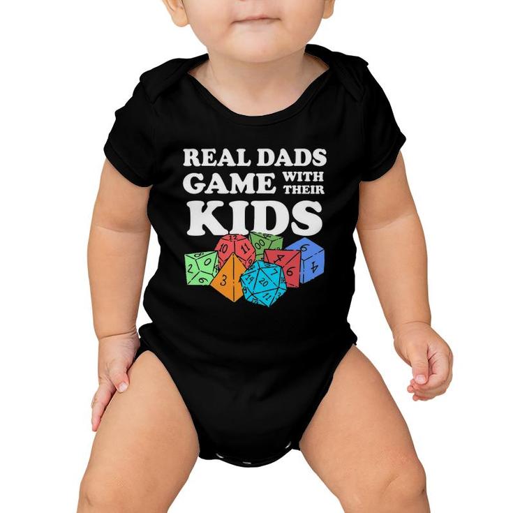 Role Playing Dad Gift Real Dads Game With Their Kids Baby Onesie